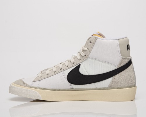 DQ7673-100 Herren Nike Blazer '77 Pro Club Weiß Schwarz Turnschuhe Sneakers - Picture 2 of 10