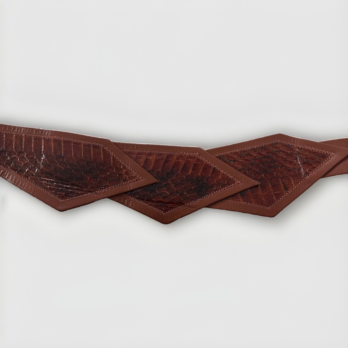 VTG 80\'S SALENA\'S SNAKE WIDE BELT UNIQUE GORGEOUS ,90s Vintage Salena main image 2