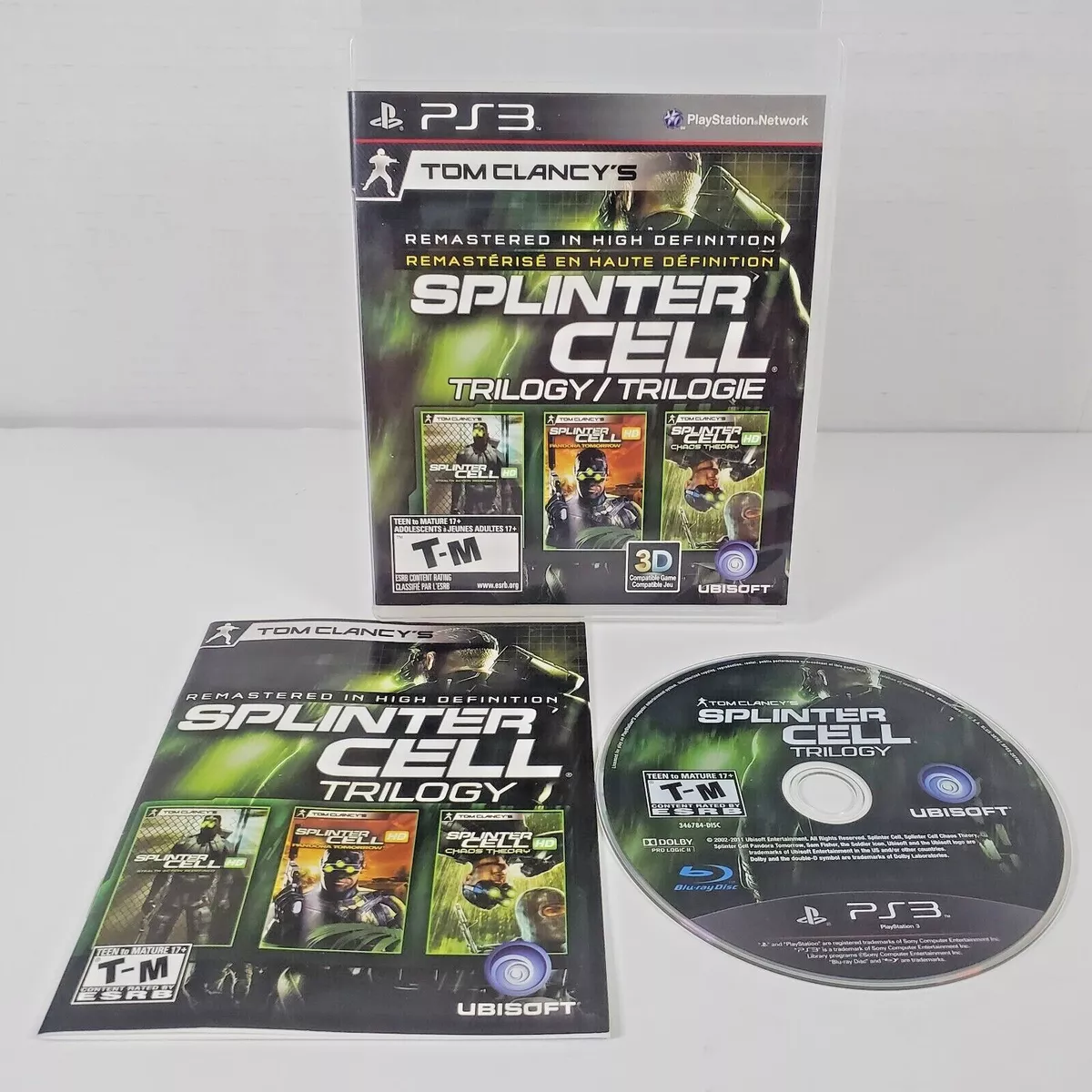 Tom Clancy's Splinter Cell Classic Trilogy HD - Playstation 3