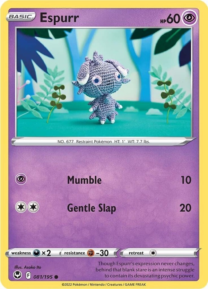 Espurr 081/195 Swsh12: Sword & Shield - Silver Tempest - 1 of 1