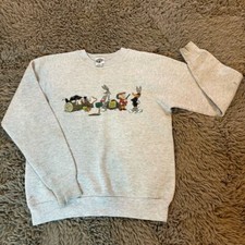 Vintage ACME Kids Looney Tunes Sweatshirt Crewneck Grey