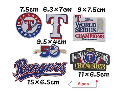 Texas Rangers 34 Patch MLB Texas Rangers Patch sport Embroidery ,Iron ,Sewing on Fabric | eBay