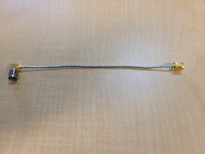 Huber & Suhner Sucoform 86 SMA Male/Male RA, 50 ohm, 20GHz,  6 in, 15cm Used