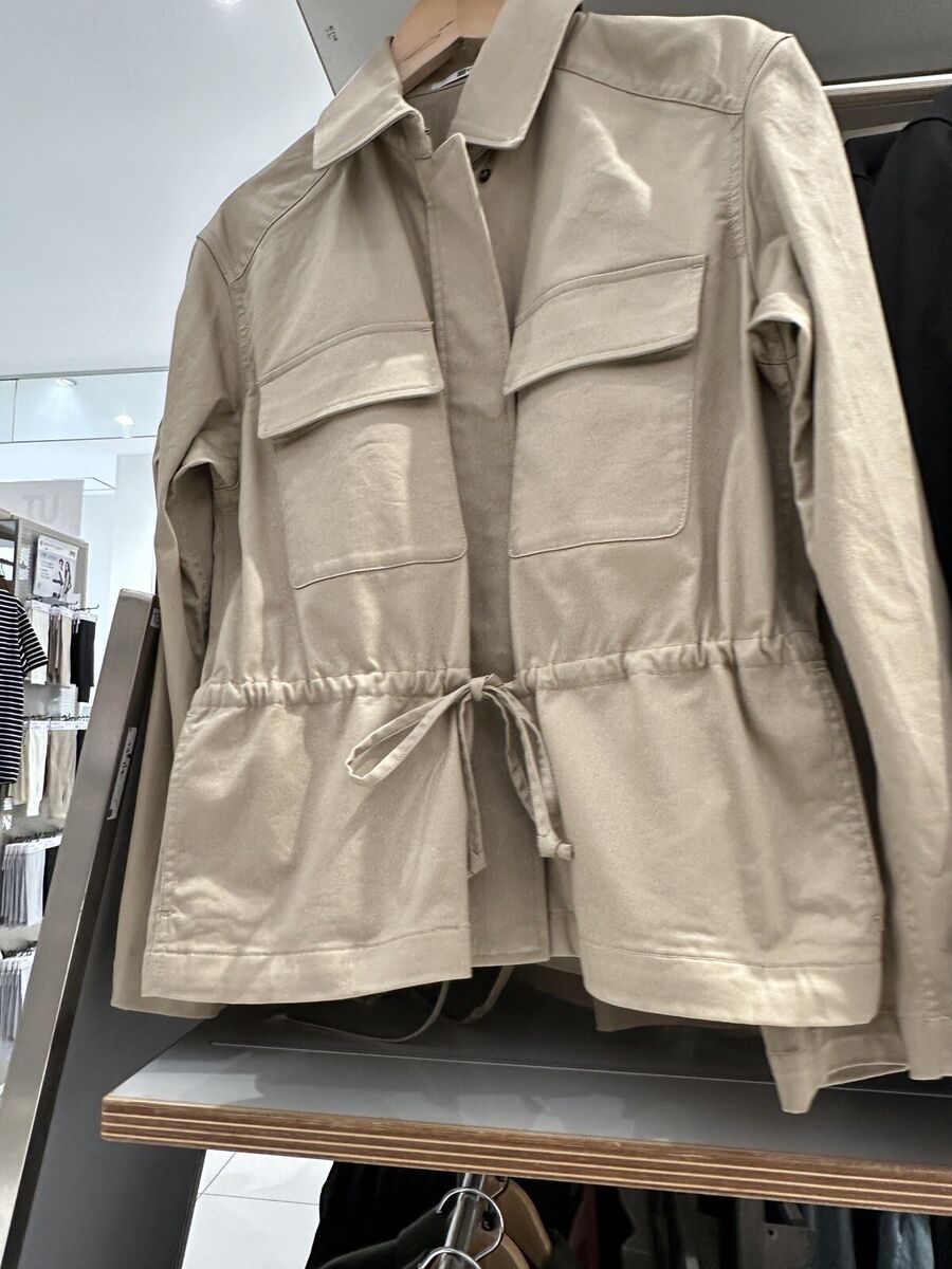UNIQLO:C Cotton blend drawstring jacket cotton XS-3XL 3Color UNIQLO:C Cotton blend drawstring jacket cotton XS-3XL 3Color