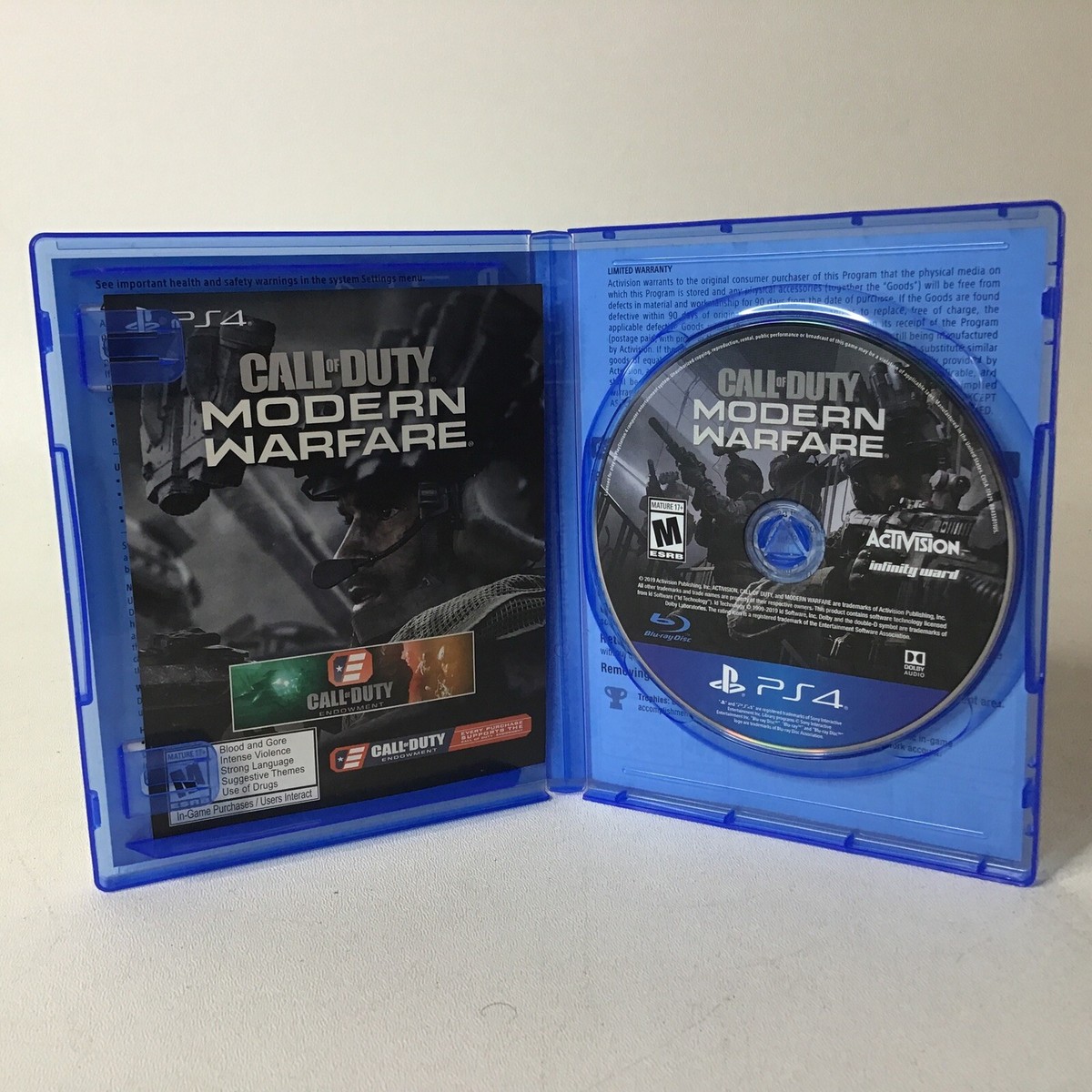 CALL OF DUTY MODERN WARFARE - PS4 COD Endowment Code! | eBay