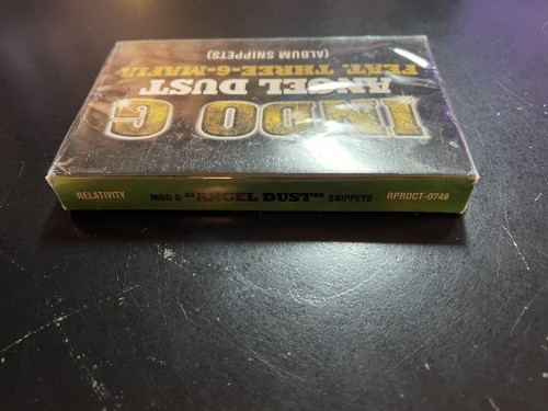 INDO G - ANGEL DUST (ALBUM SNIPPETS) - CASSETTE TAPE - FEAT THREE-6-MAFIA - Picture 3 of 7
