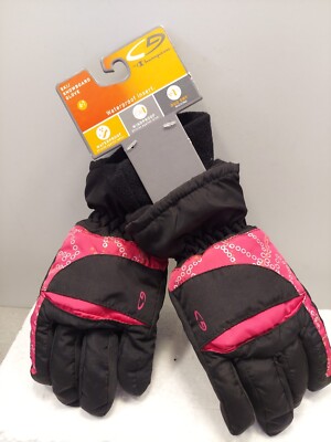 Girls Thinsulate Pink Ski Gloves 4 To 7 Yrs Old
