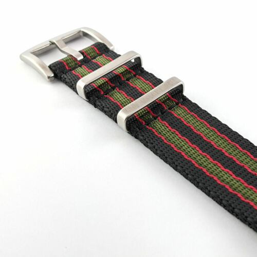 Bond Original Style Nato Watch Strap Seatbelt Nylon Connery | 18mm 20mm 22mm 24 - Picture 4 of 6