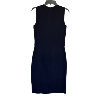 Martin Grant Navy Blue Sheath minimalist dress sz medium | eBay