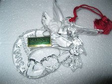 Waterford Crystal Marquis Stork Ornament BABY'S FIRST CHRISTMAS 2000 NIB Vintage