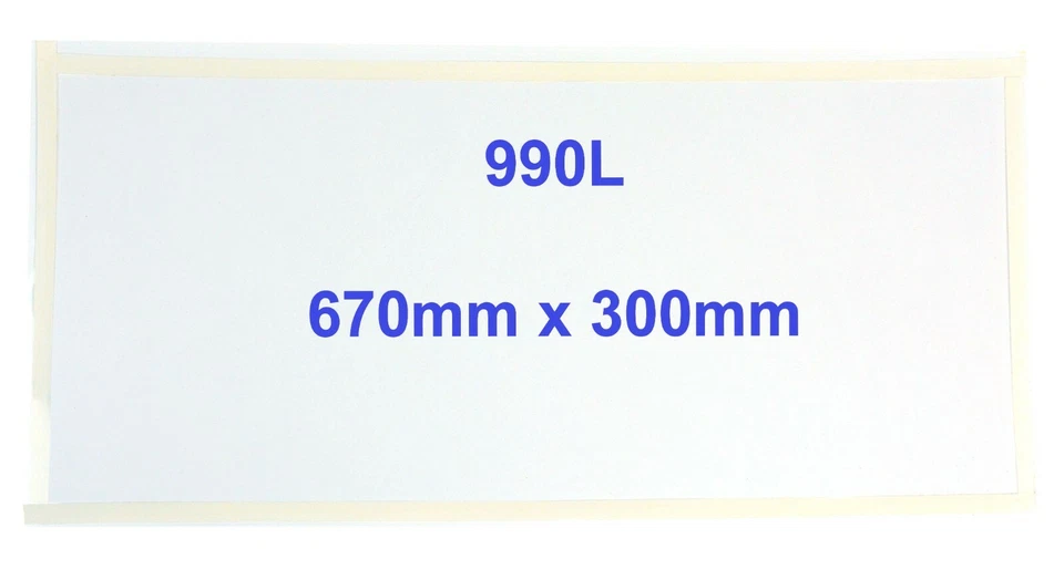 TERNA 10 Schutzfolien 670 300 mm 67 x 30 cm für Sichtfenster Sandstrahlkabine SBC 990
