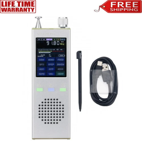 ATS120-Pro V4.1x SI4732 FM SSB Full Band Radio Receiver Officially Licensed