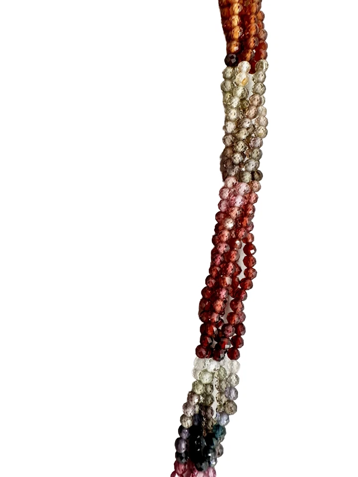 Facettierte Saphire bunt Armband Silber Verschluss Heilsteine Steinheilkunde Neu - Bild 4 von 4