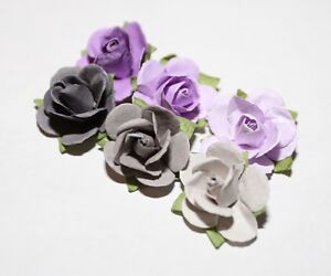lapel roses colorful purple grey flower
