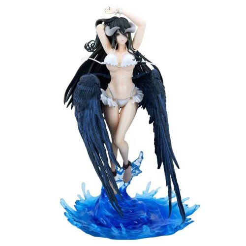 Anime Overlord Guardians Albedo Swimwear Bikini Stand PVC Figure Statue Toy Gift - Picture 1 of 7