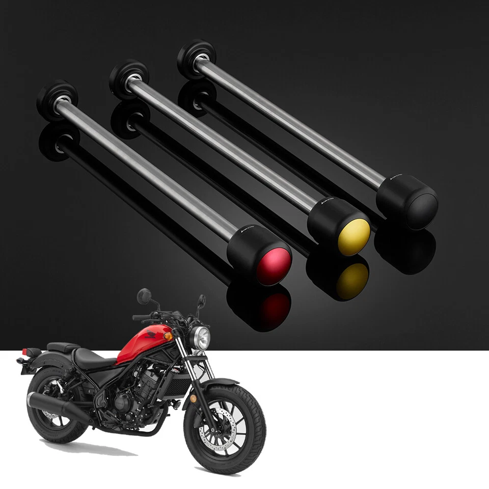 Protección del eje de la rueda trasera aluminio CNC ciclistas para Honda Rebel 500 2017-2019 Foto 3 de 4