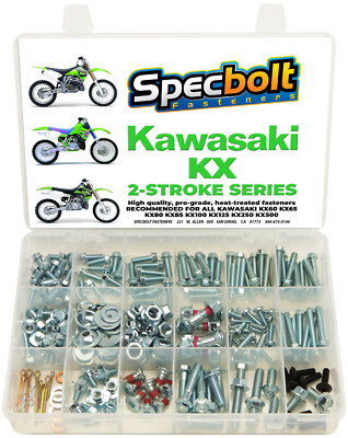 96pc Bolt Kit Kawasaki KDX KLX 175 200 220 225 250 KLR 110 Plastics Body Frame E
