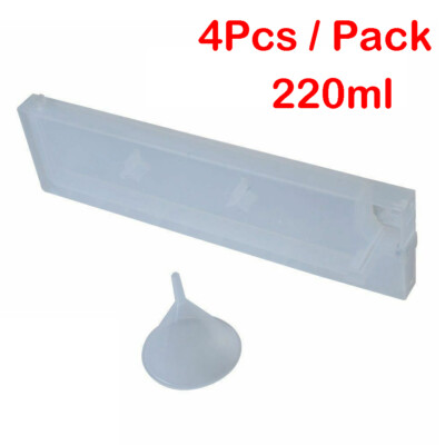 4Pcs 220ml Refill Ink Cartridges for Roland FH-740 RA-640 RE-640 RF-640A Printer