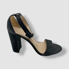 $160 Pelle Moda Women's Gray Briar Ankle Strap Sandal Shoes Size 9