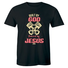 Built By God Powered By Jesus T-Shirt for Men
