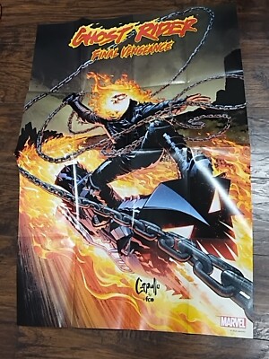 Ghost Rider Final Vengeance #1   LCS Poster 24'' x 36'' Promo Marvel Comics 2024