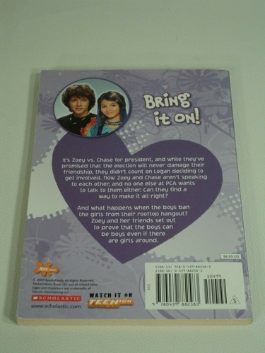 Zoey 101: Girls vs. Boys by Sarah Hines Stephens and Jane Mason(2007, paperback) - Picture 2 of 12