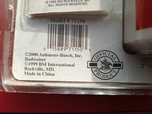 VINTAGE 1999 BUDWEISER 12 OZ BIERDOSE AM/FM RADIO◾ORIG PKG GETESTET FUNKTIONIERT! - Bild 11 von 13
