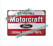 Car Auto Motors Equipment Parts Automotive Metal Tin Sign Garden Wall Art