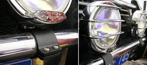 2x Zusatzscheinwerfer Halterung Rohrschelle LED Bar Stoßfänger Klemme 63 - 68mm - Bild 10 von 10