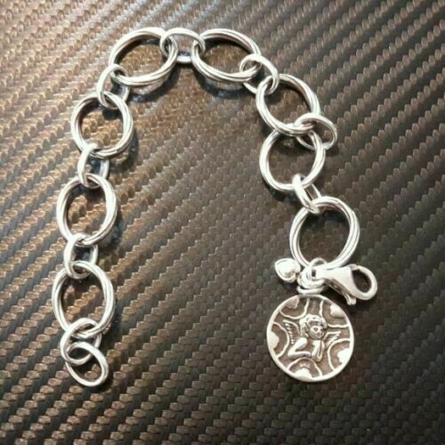 Silpada Schutzengel Charm 925 Sterling Silber Herz Armband B1959 - Bild 2 von 12