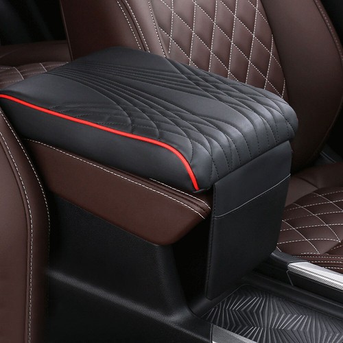 Leather Car Armrest Cushion Box Pad Memory Foam Arm Rest Mat Cover Accessories - Bild 4 von 12