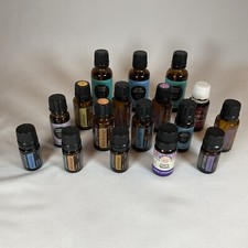 Lot of 17 Various Empty Essential Oil Bottles UNWASHED 5ml 10ml 30ml