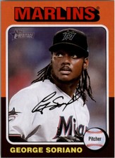 2024 Topps Heritage #133 George Soriano Miami Marlins MLB Baseball Card