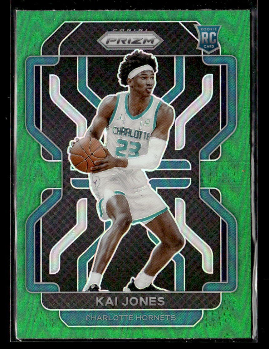 2021-22 Panini Prizm #323 Kai Jones Green card