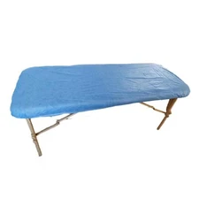 20-100 Count Disposable Fitted Massage Table Sheets Bed Covers 82 x 35 in Blue