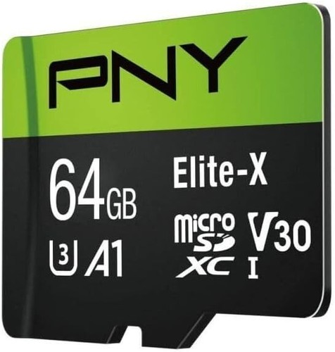 PNY 64GB Elite-X Class 10 U3 V30 microSDXC Flash Memory Card - Picture 4 of 8