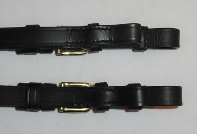 Paire De Sangles à Joues Ouvertes En Cuir – Ideal Equestrian, Taille Shetland, Neuves