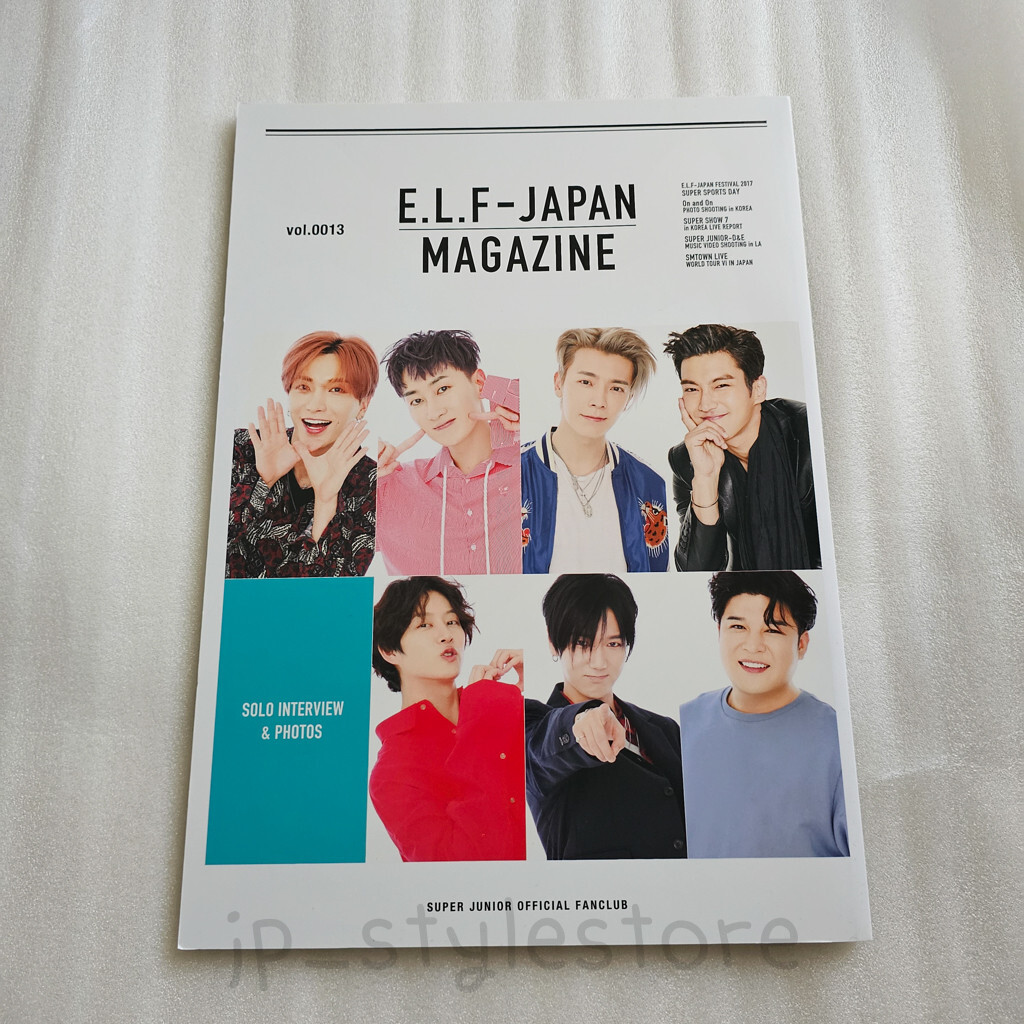 会報誌/super junior E.L.F-JAPAN MAGAZINE Super Junior E.L.F JAPAN Magazine Vol.0013 Official Japan Fanclub