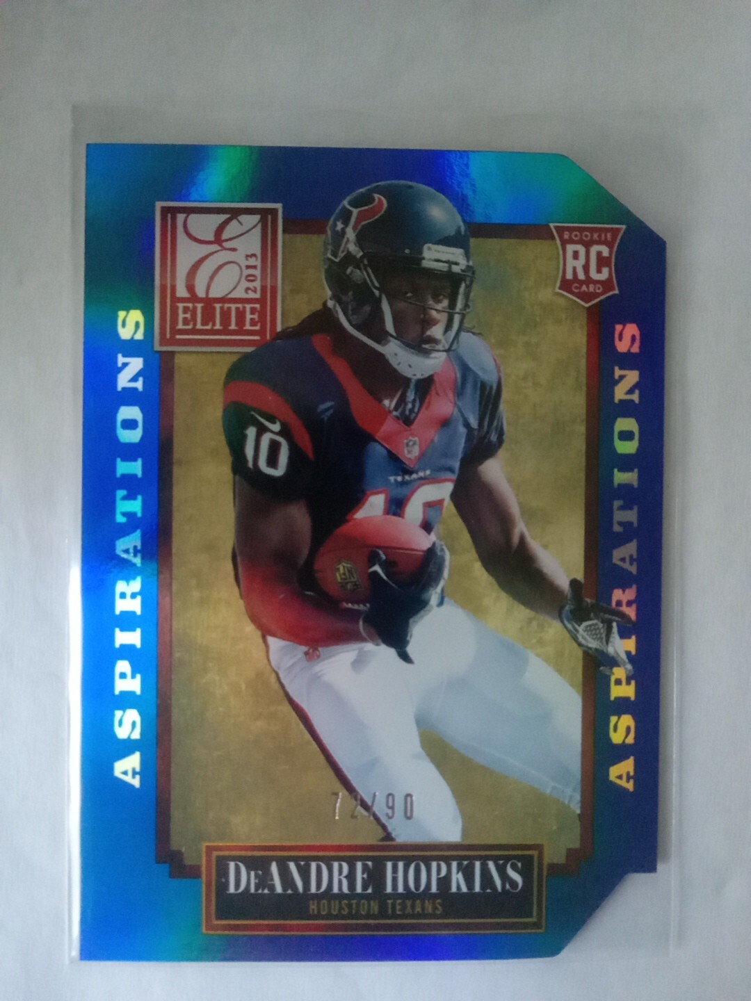DeAndre Hopkins Panini Elite #125 Aspirations Die-Cut