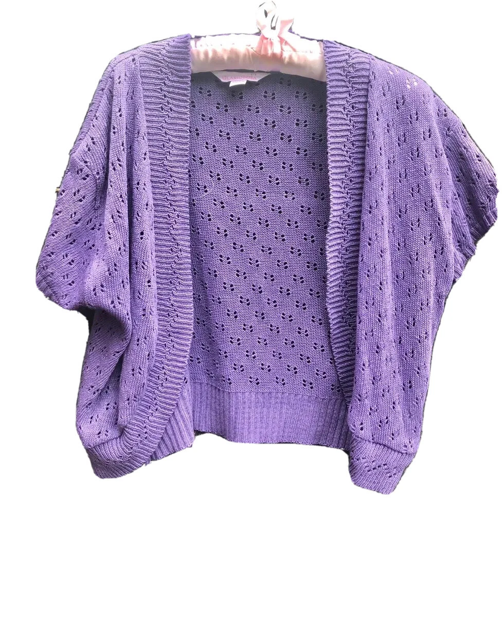 Lilac top bolero shrug