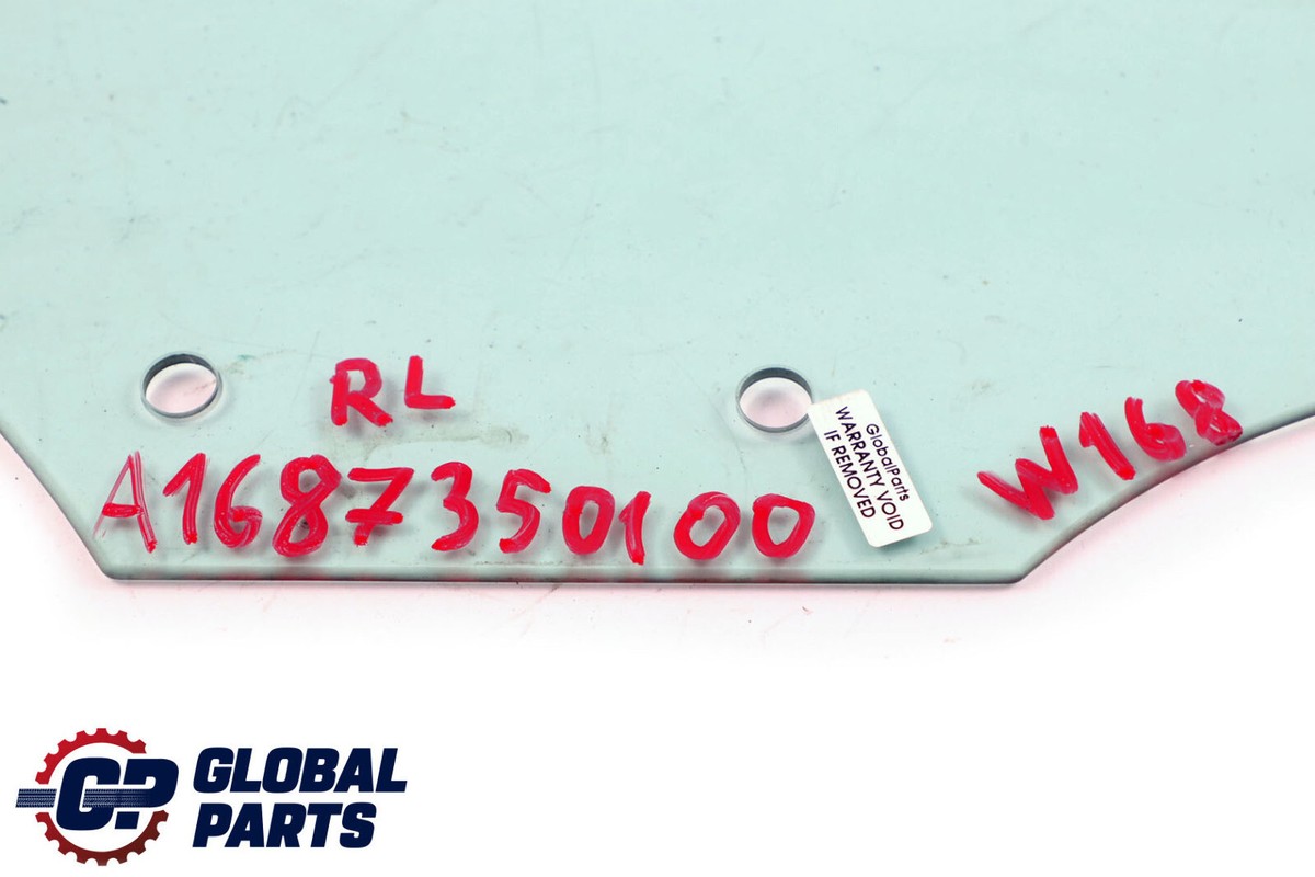 Vitre Arrière Gauche Bleue Pour Mercedes-Benz W168 (A1687350100) - Occasion Vérifiée