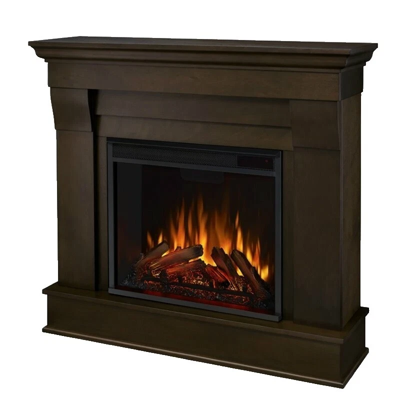 Real Flame Brown Electric Fireplaces
