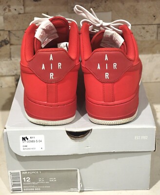 Nike Air Force 1 Low Red Suede Men's Size 12 | eBay