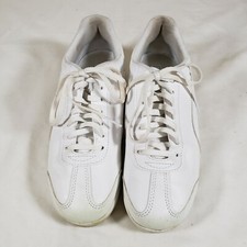 Puma Roma Basic Kids Shoes White-Light Gray 354259-14 6C Used