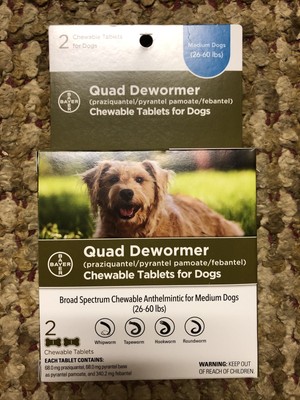 bayer quad medium dog dewormer