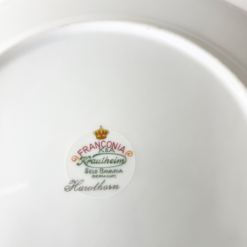 Franken Krautheim Weißdorn Essteller 10 3/4" Selb Bayern Deutschland Porzellan - Bild 11 von 24