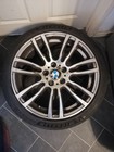 Four Genuine BMW 3 4 Series 19 403 M Alloy Wheels And Tyres In Silver with TPMS