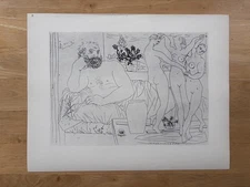 Original Pablo Picasso Lithograph from 1956 First Edition Suite Vollard - 81/100