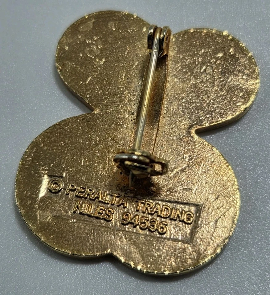 Encuentro Matrimonial Católico Vintage Tono Dorado y Esmalte? Cruz círculos de corazón  Foto 3 de 4