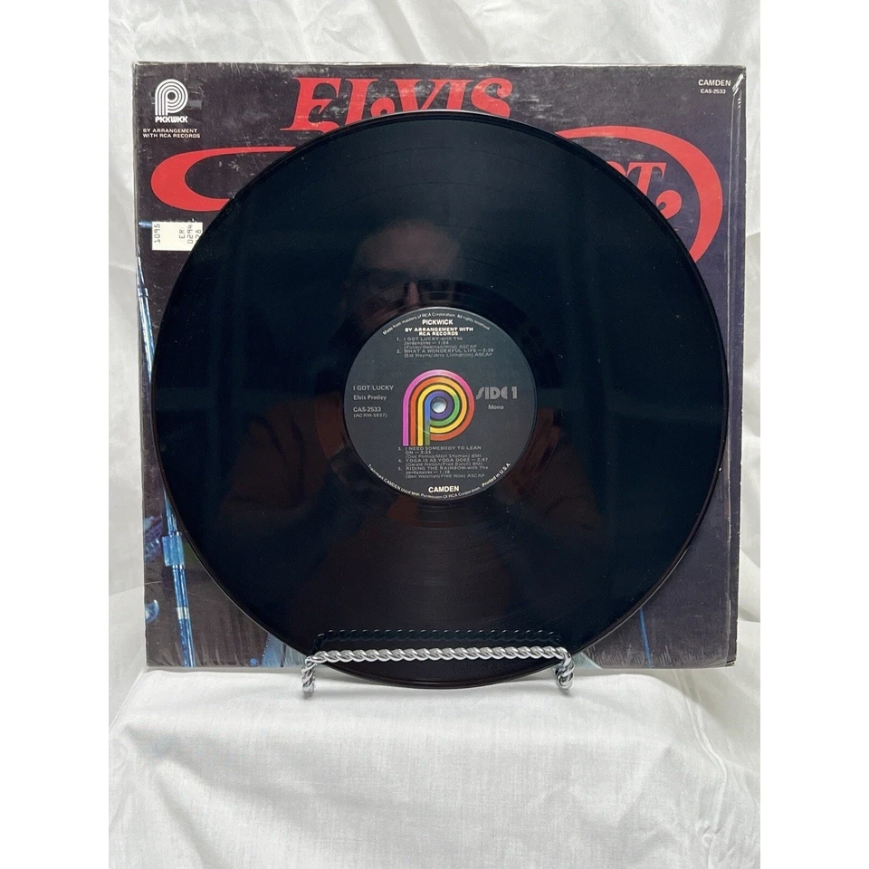 Elvis Presley - I Got Lucky Mono CAL-2533 In Shrink NM/M- Incredible Copy - Image 3 of 4
